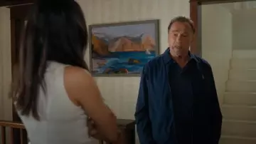 Ralph Lauren Bi-Swing Jacket worn by Luke Brunner (Arnold Schwarzenegger) as seen in FUBAR (S02E05)