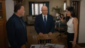 Paige Manhattan High-rise Bootcut Jeans worn by Emma Brunner (Monica Barbaro) as seen in FUBAR (S02E05)