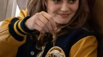 Yellowjackets Ella Purnell Varsity Jacket worn by (Ella Purnell) in Yellowjackets (S01)