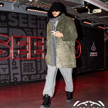 Rick Owens Black Leather Jumbolace High-Top Sneakers usado por Kyle Kuzma en la cuenta de Instagram @washwizards