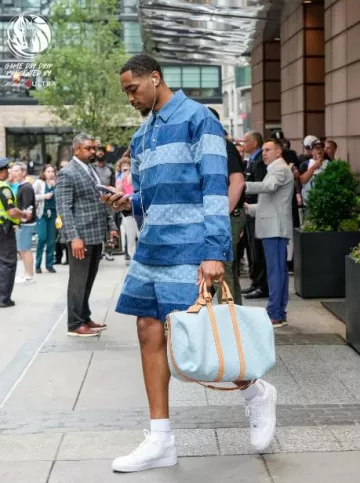 Nike Air Force 1 Low White worn by Paul Jamaine Washington Jr. on the Instagram account @dallasmavs