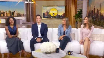 Veronica Beard Danielle Dickey Jacket worn by Ginger Zee as seen in Good Morning America on June 18, 2025