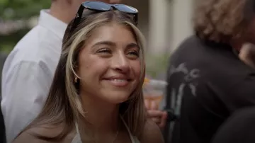 Lunettes de soleil Prada Black Oval portées par Gia Giudice comme on le voit dans Next Gen NYC (S01E03)