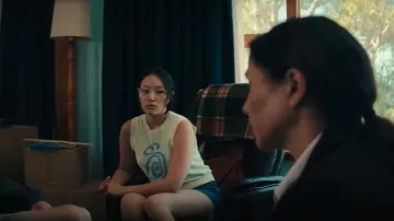 Stussy Swirly S Knit Vest worn by Mia Chang (Yerin Ha) as seen in The Survivors (S01E06)