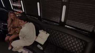 Fendi White Sculpted Heel Sandals worn by Chloe Brooks as seen in Next Gen NYC (S01E03)