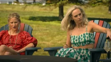 House of Harlow 1960 Linen Blend Bandeau Skirt Set worn by Bess Sinclair (Candice King) as seen in We Were Liars (S01E01)