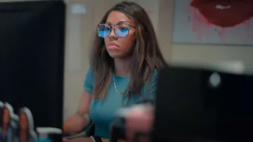 T-Shirt en jersey de coton écrémé porté par Armani comme on le voit dans AMERICA’S SWEETHEARTS : Dallas Cowboys Cheerleaders (S02E02)