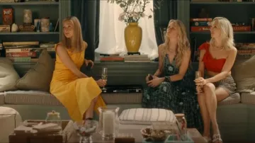 Limelush Ivory Gold Buckle Open Toe Sandals worn by Bess Sinclair (Candice King) as seen in We Were Liars (S01E02)