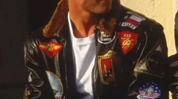 Top Gun Maverick Tom Cruise Bomber Jacket worn by Capt. Pete 'Maverick' Mitchell (Tom Cruise) in Top Gun: Maverick
