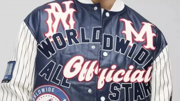 MLB Yankees All-Star Game Worldwide Official Leather Jacket on the Instagram account @checkinmen