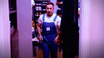 Salopette Dickies pour homme portée par Mike Sorrentino dans Jersey Shore : Vacances en famille (S08E04)