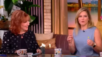 Veronica Beard Beale Grommet Jacket worn by Joy Behar as seen in The View on June 23, 2025