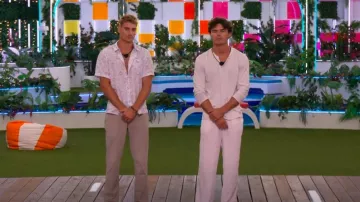 Chemise Faherty à manches courtes Breeze portée par Austin Shepard comme on le voit dans Love Island (S07E02)