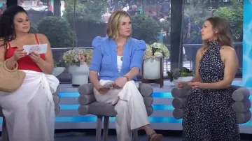 Sandalia Gianvito Rossi Nappa Mule usada por Jenna Bush Hager como se ve en Today el 20 de junio de 2025