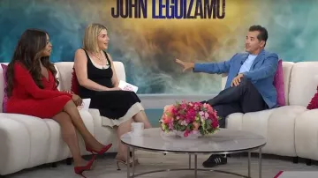 Mule Giuseppe Zanotti Vanilla 85 Marinetti portée par Jenna Bush Hager comme on le voit dans Today le 23 juin 2025