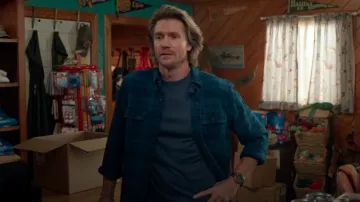 Filson Gap Heavyweight Flannel Overshirt worn by Cal Jones (Chad Michael Murray) as seen in Sullivan's Crossing (S03E10)