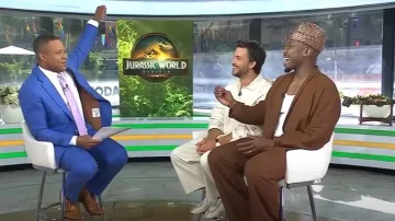 Maison Margiela Sprinters Low Top Sneakers worn by Jonathan Bailey as seen in Today on June 24, 2025