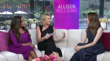 Chiara Boni La Petite Robe Bateau-Neck 3/4-Sleeve Belted Dress worn by Niecy Nash as seen in Today  with Jenna & Friends on June 24, 2025