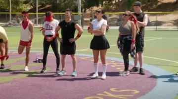 Zapatillas Adidas Samba blanca/negras que llevan Michelle Lally tal como se ve en The Valley (S02E11)