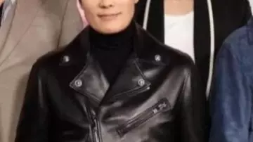 Squid Game S02 Lee Byung-hun Chaqueta de cuero negro usada por Front Man / Hwang In-ho (Lee Byung-hun) Squid Game (T02)