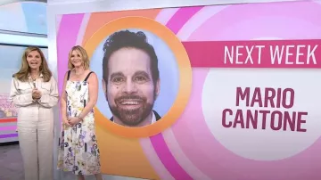 Mono Rivet Utility Powerhouse usado por Maria Shriver como se ve en Today with Jenna & Friends el 27 de junio de 2025