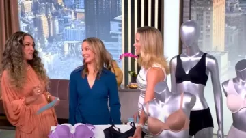 Cinq a Sept Hunter Vestido usado por Heidi Zak como se ve en The View el 25 de junio de 2025