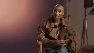 Saint Laurent Bead Necklace worn by Cynthia Erivo as seen in Today on July 1, 2025