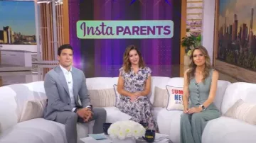 Chaleco corto Bar III usado por Rhiannon Ally como se ve en Good Morning America el 1 de julio de 2025