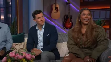 Mugler Workwear Jacket worn by Victoria Monét as seen in The Kelly Clarkson Show on  June 25, 2025