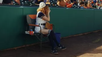 Nike Women's Cortez 'Midnight Navy' worn by Charlie Cale (Natasha Lyonne) as seen in Poker Face (S02E05)