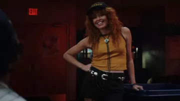Tony Lama Black Conch Western Belt worn by Charlie Cale (Natasha Lyonne) as seen in Poker Face (S02E05)