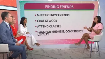 Dior J'Adior Slingback Patent Pumps worn by Laura Jarrett as seen in Today on July 3, 2025