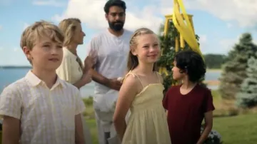 H&M Smocked-top Dress worn by Young Cadence as seen in We Were Liars (S01E06)