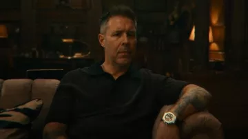 Rag & Bone Hayes Polo Sweater worn by Kevin Harrigan (Paddy Considine) as seen in MobLand (S01E02)