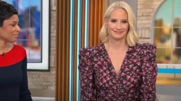 Isabel Marant Albini Dress worn by Caroline Polisi as seen in CBS Mornings on July 3, 2025