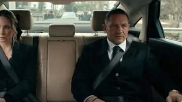 Hugo Boss 42R 3 Button Scorsese of Harry Da Souza (Tom Hardy) as seen in MobLand (S01E05)