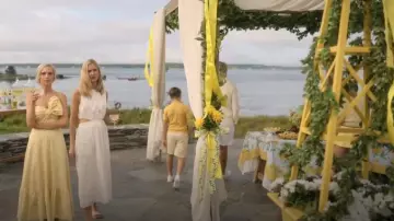 Hutch Bow-Tie Maxi Dress worn by Bess Sinclair (Candice King) as seen in We Were Liars (S01E06)