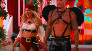Leg Avenue Women's 4 Pc Wicked Pirate Wench Costume worn by Gracyn Blackmore as seen in Love Island (S07E24)