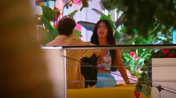 Fashion Nova New Discovery Chain Strap Halter Top worn by Andreina Santos as seen in Love Island (S07E25)