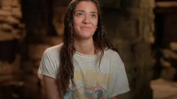 Camiseta de David Bowie The Class Spider Tour usada por Teresa Delgado (Luna Blaise) en Jurassic World Rebirth