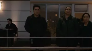 Barbour B.Intl Merchant Wax Jacket worn by Dr. John Frost (Darren Barnet) as seen in Chicago Med (S10E10)