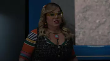 Kirk & Kirk Horace Galsses worn by Penelope Garcia (Kirsten Vangsness) as seen in Criminal Minds (S18E07)