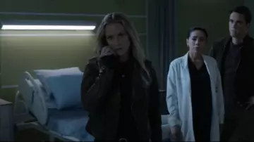 Ralph Lauren Leather Moto Jacket worn by Jennifer Jareau (A. J. Cook) as seen in Criminal Minds (S18E09)