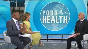 Prada Espadrille Platform Sandals worn by Savannah Guthrie as seen in Today on July 8, 2025