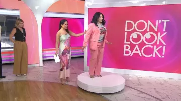 Conditions Apply Chloe Strapless Maxi Dress worn by Donna Farizan as seen in Today with Jenna & Friends on July 8, 2025