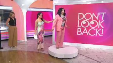 Conditions Apply Chloe Strapless Maxi Dress worn by Donna Farizan as seen in Today with Jenna & Friends on July 8, 2025