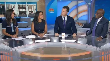 Veronica Beard Jessup Denim Vest worn by Laura Jarrett as seen in Today on  July 9, 2025