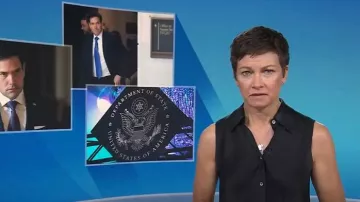 Camisa sin mangas de corte al bies de seda Vince usada por Stephanie Gosk como se ve en Today el 9 de julio de 2025