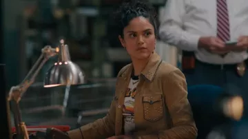 Allsaints Karlson Lea Camisa usada por Martina Castro (Victoria Moroles) como se ve en Ballard (S01E02)