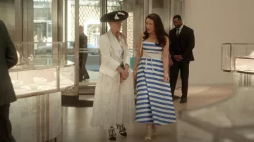 Maison Margiela Bourgeoise Spectator Tabi 100mm Pumps worn by Carrie Bradshaw (Sarah Jessica Parker) as seen in And Just Like That… (S03E06)